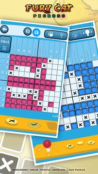 Picross FuryCat - Nonograms Game Screenshot
