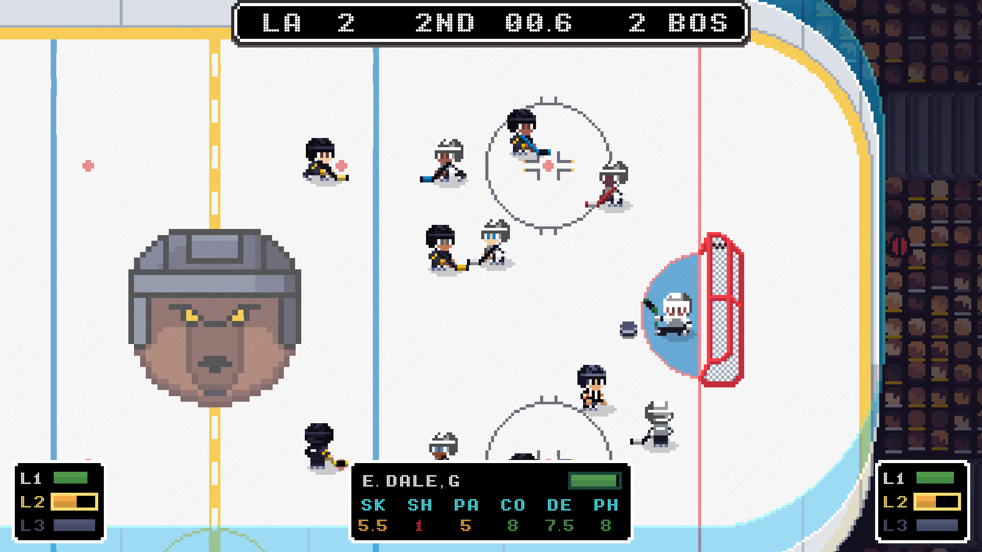 Screenshot of Ice League Hockey