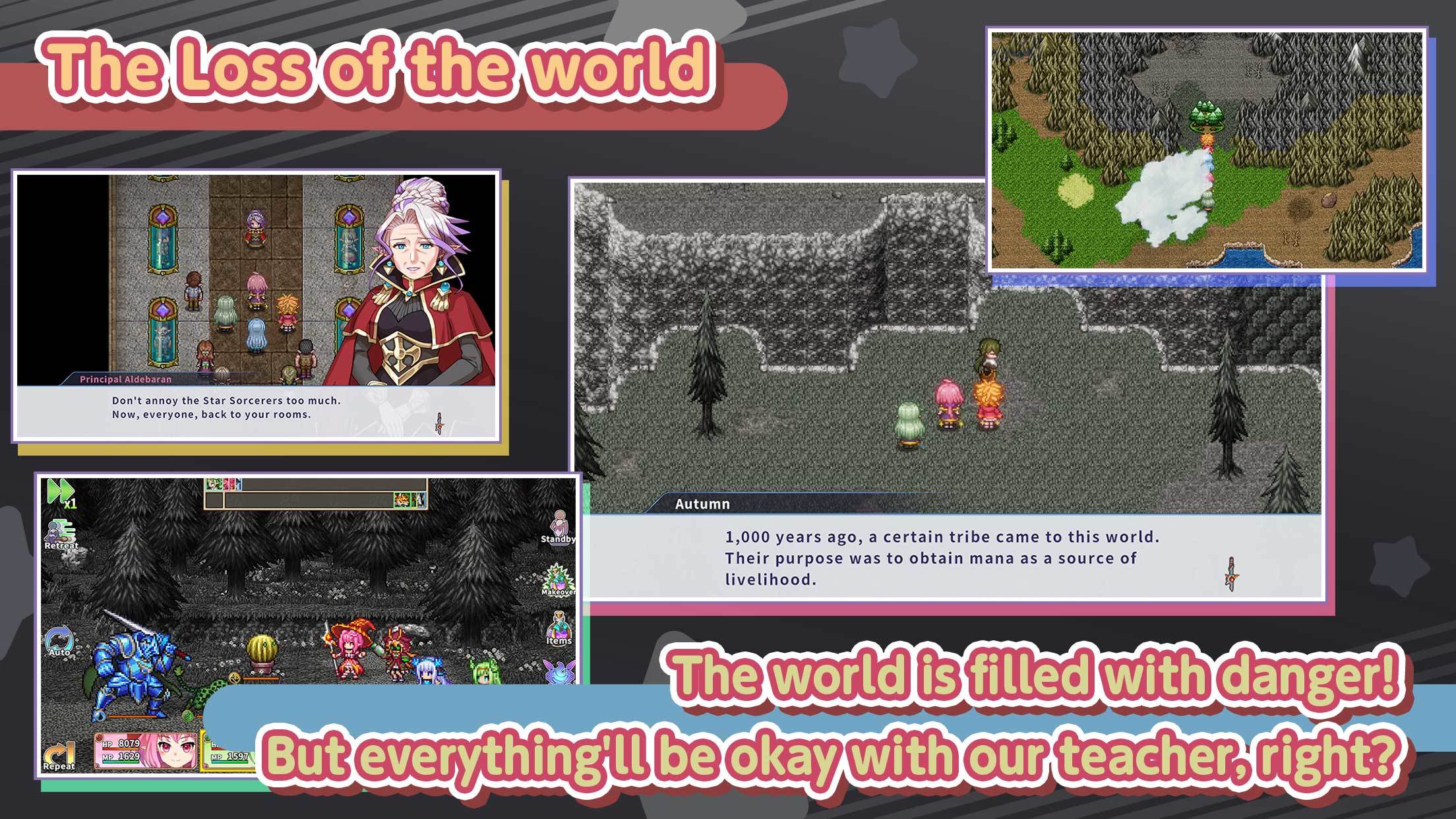 RPG Astrune Academy Game Screenshot