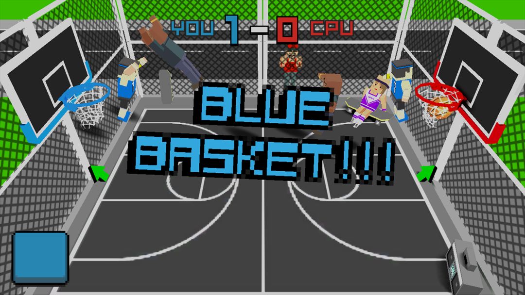 Screenshot of Cubic Basketball 3D