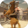 Icon of Idle Western Cowboy