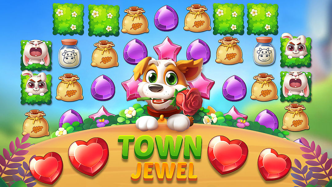 Jewel Town - Match 3 Levels ภาพหน้าจอเกม