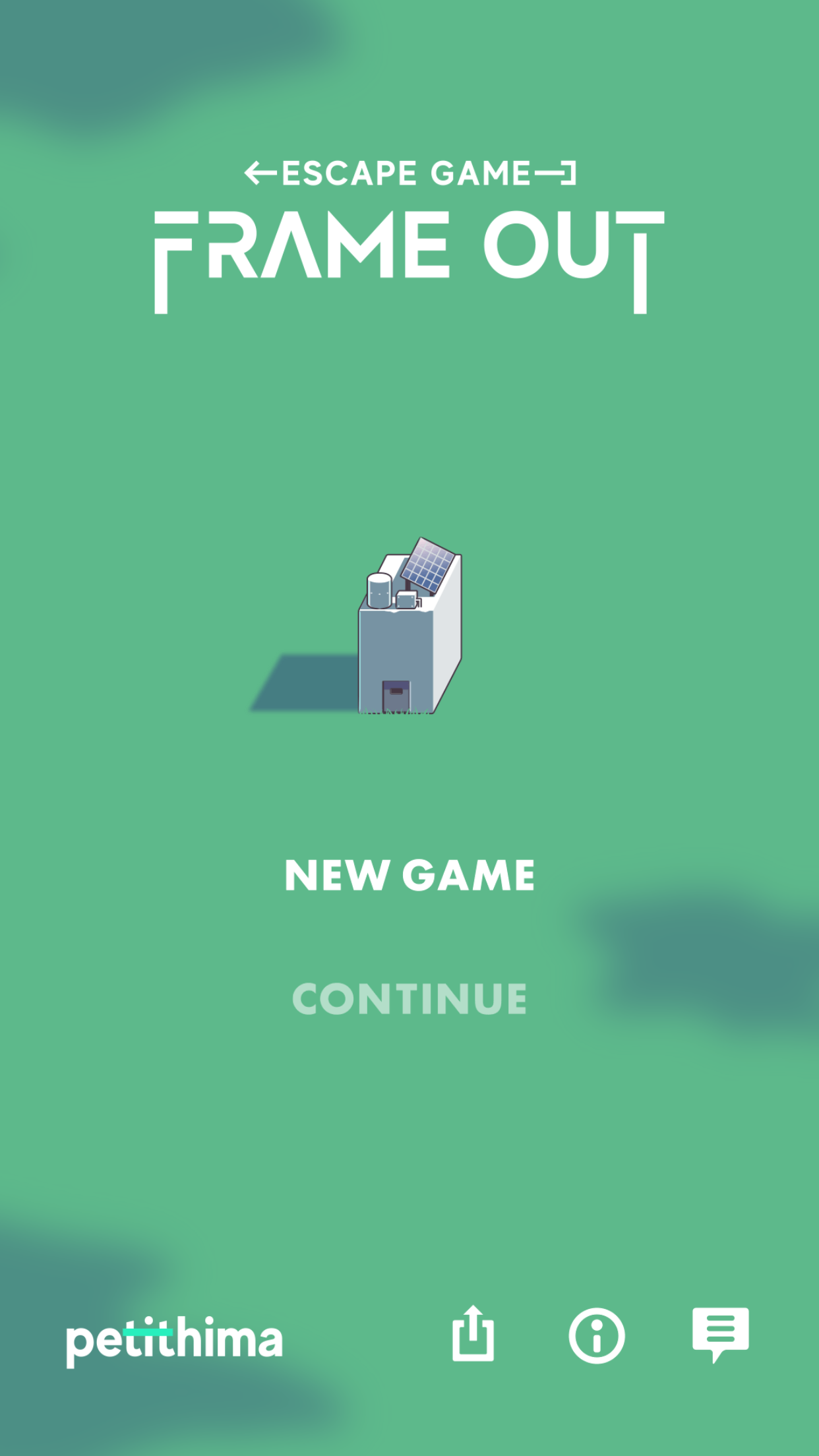 Screenshot of Room Escape Game - FRAME OUT