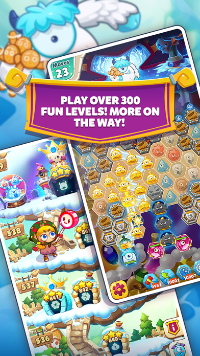 Monster Busters: Ice Slide Game Screenshot