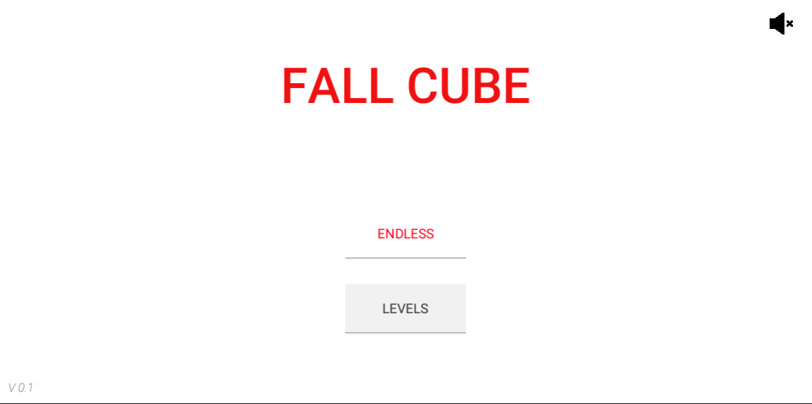 Fall Cube Game Screenshot