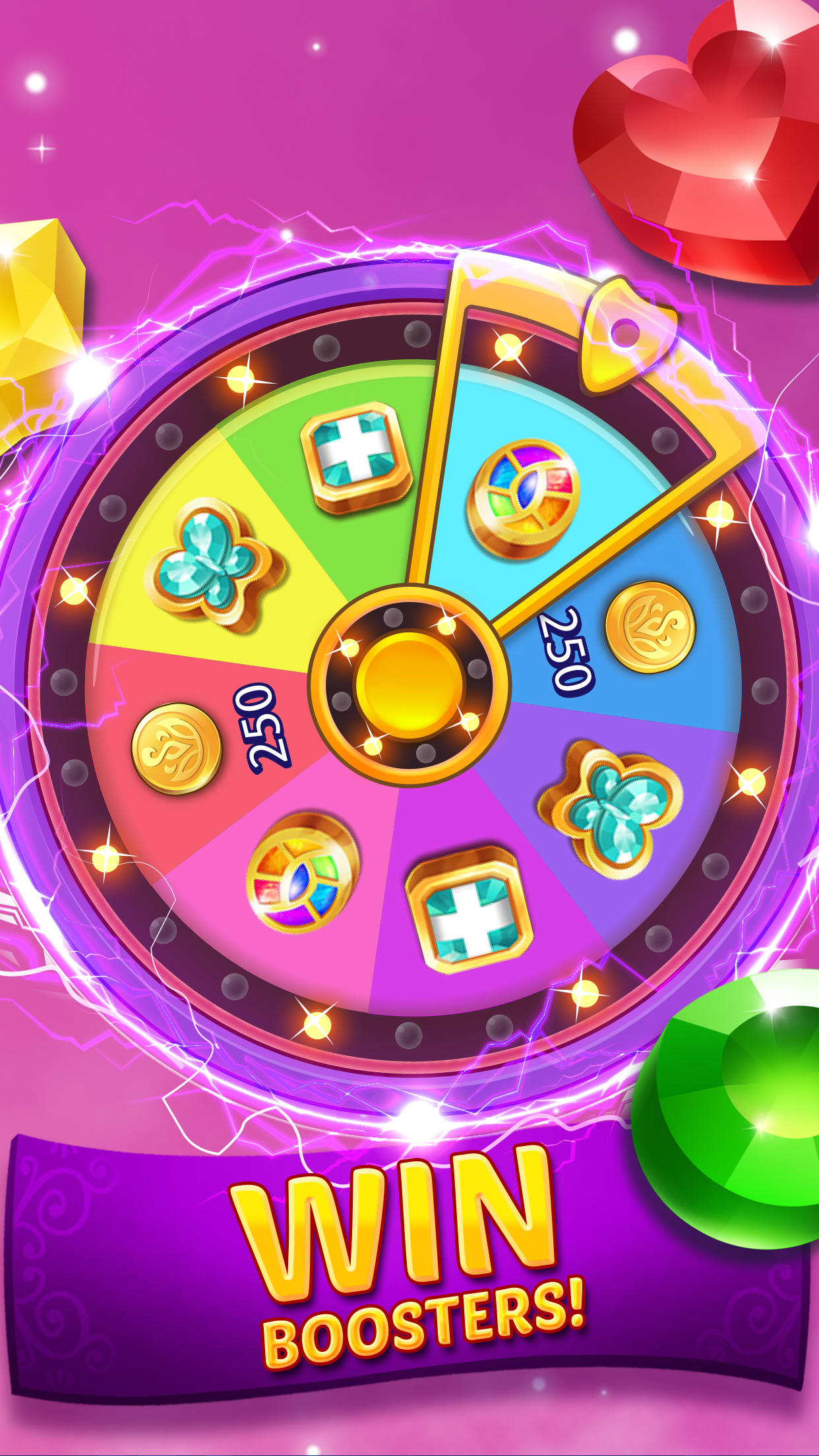 Genies & Gems - Match 3 Game Game Screenshot