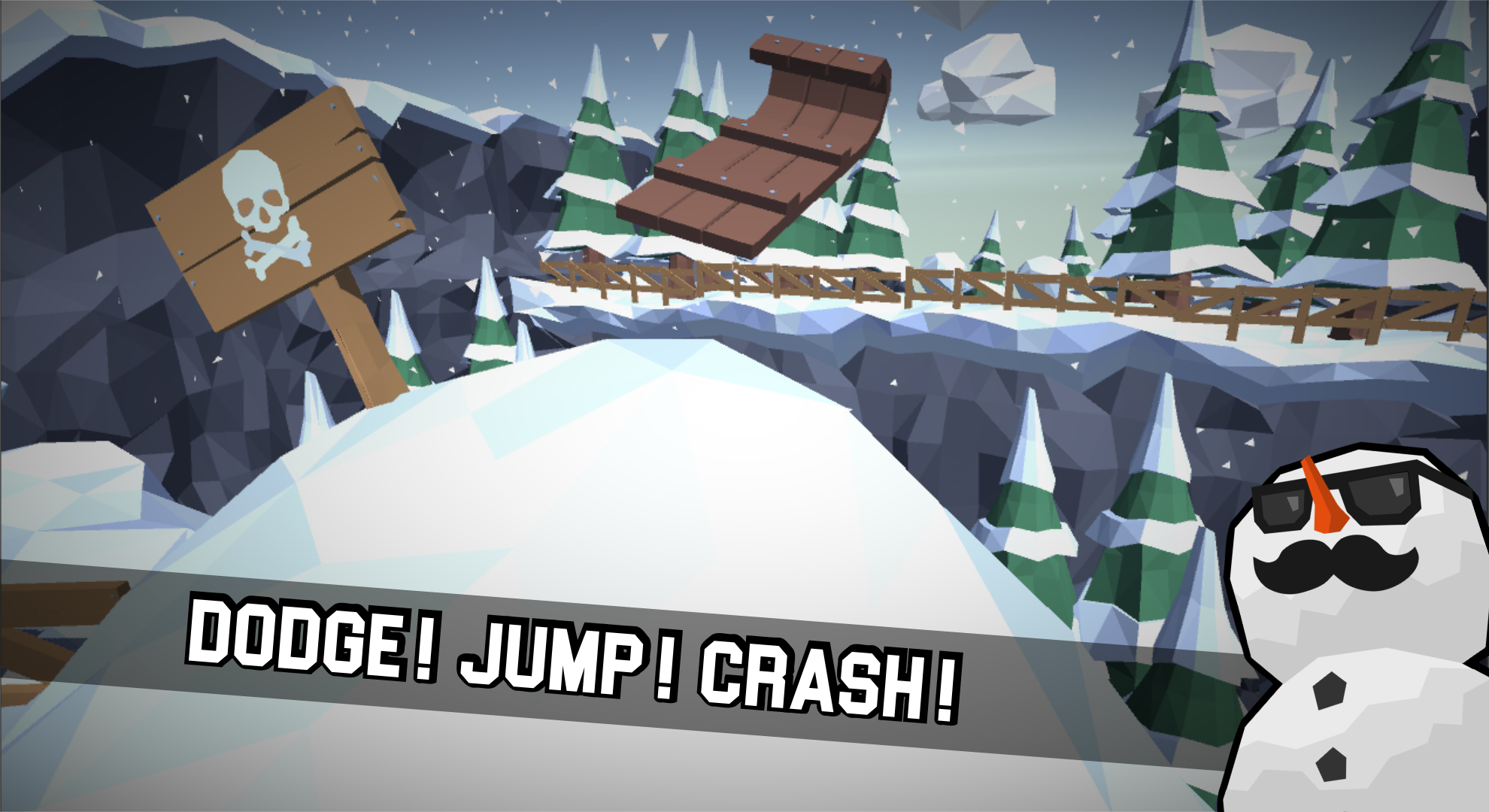 Sledge - snow mountain slide Game Screenshot