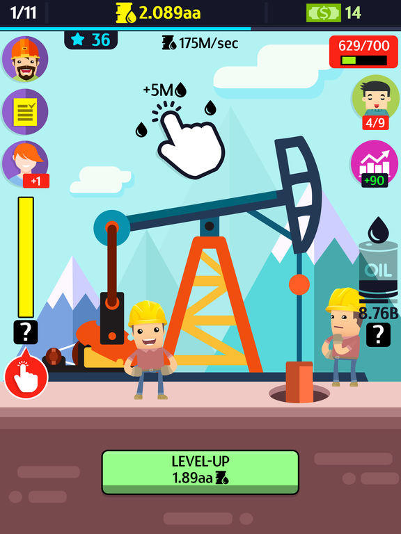 Banner of Oil, Inc. - Idle Clicker-Spiel 