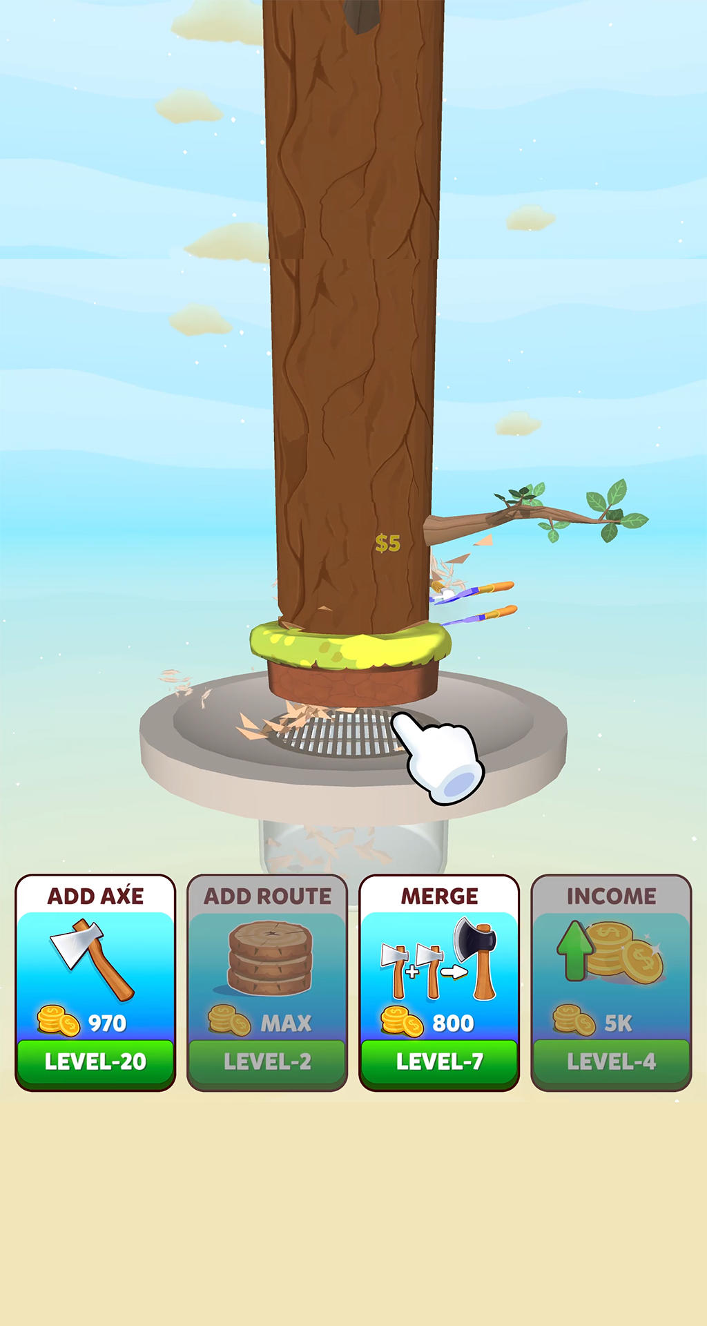 Tree chop idle android ios apk download for free taptap