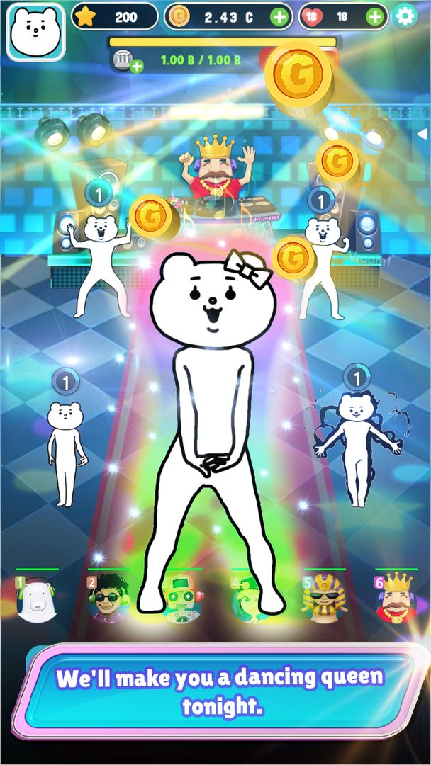 Screenshot of Dancing Queen: Club Puzzle