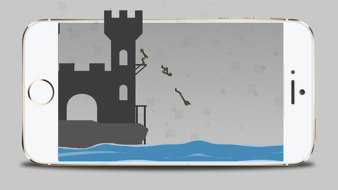Captura de Tela do Jogo Stickman Flip Diving
