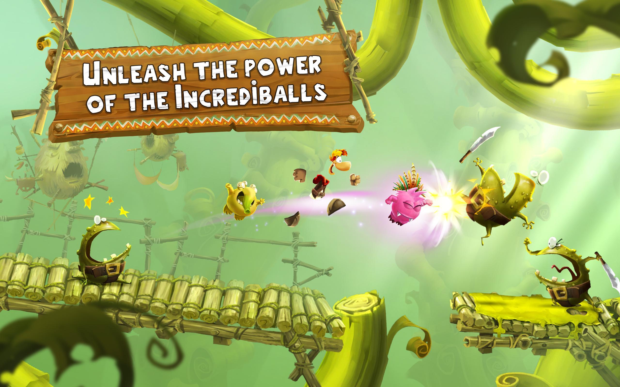 Cuplikan Layar Game Rayman Adventures