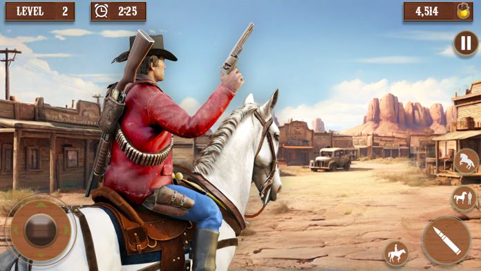 Wild West Cowboy Sniper RPG遊戲截圖