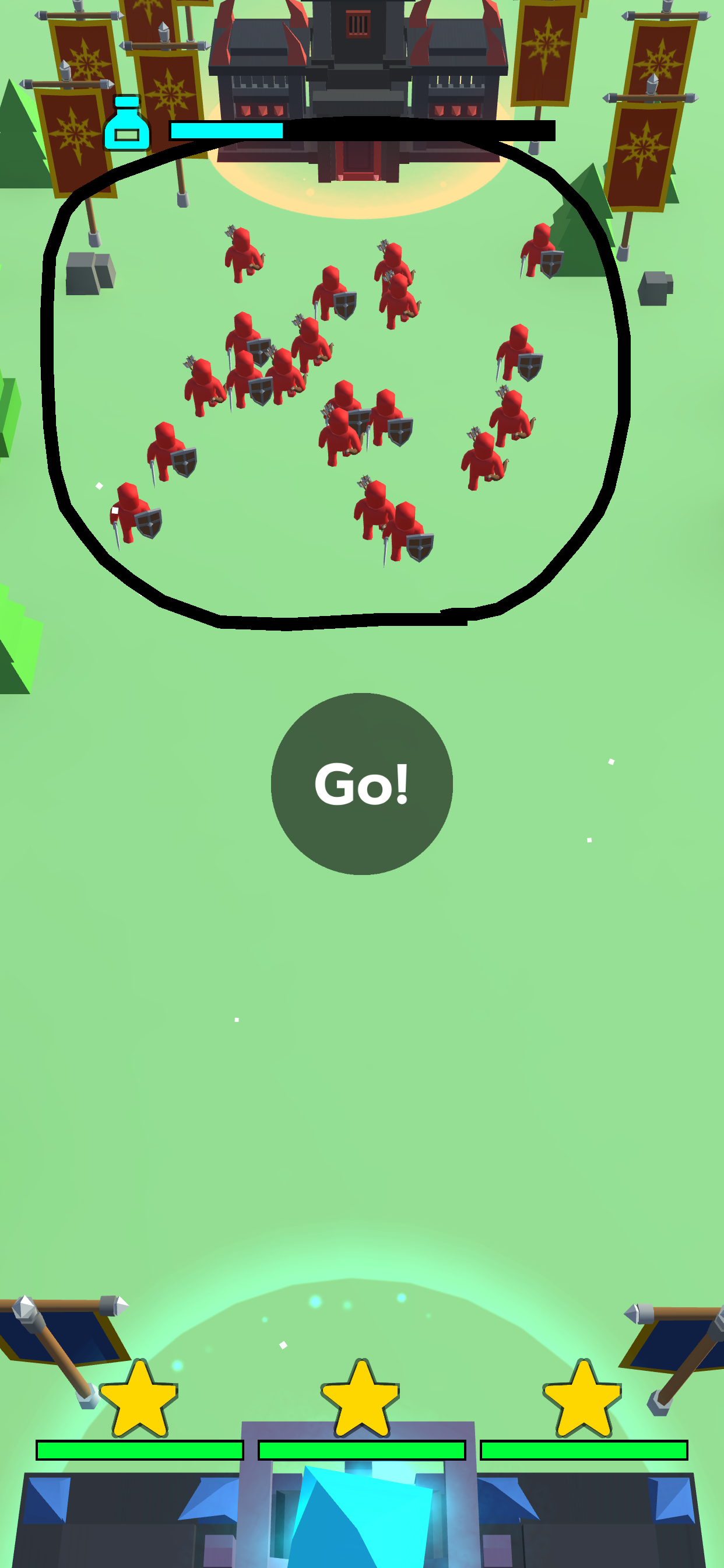 Draw Defence Game Screenshot