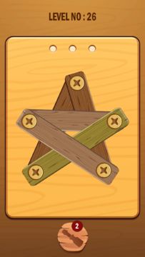 Woodley: Wood Screw Puzzle Game Screenshot
