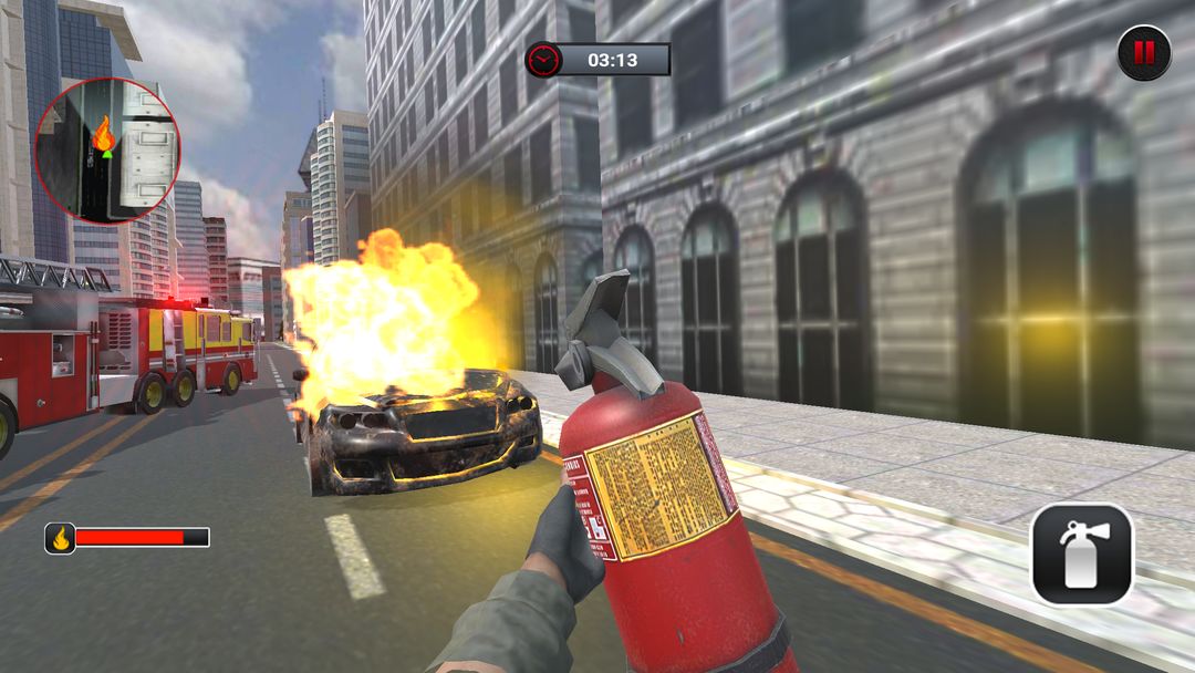 Screenshot of City Rescue Fire Truck Games