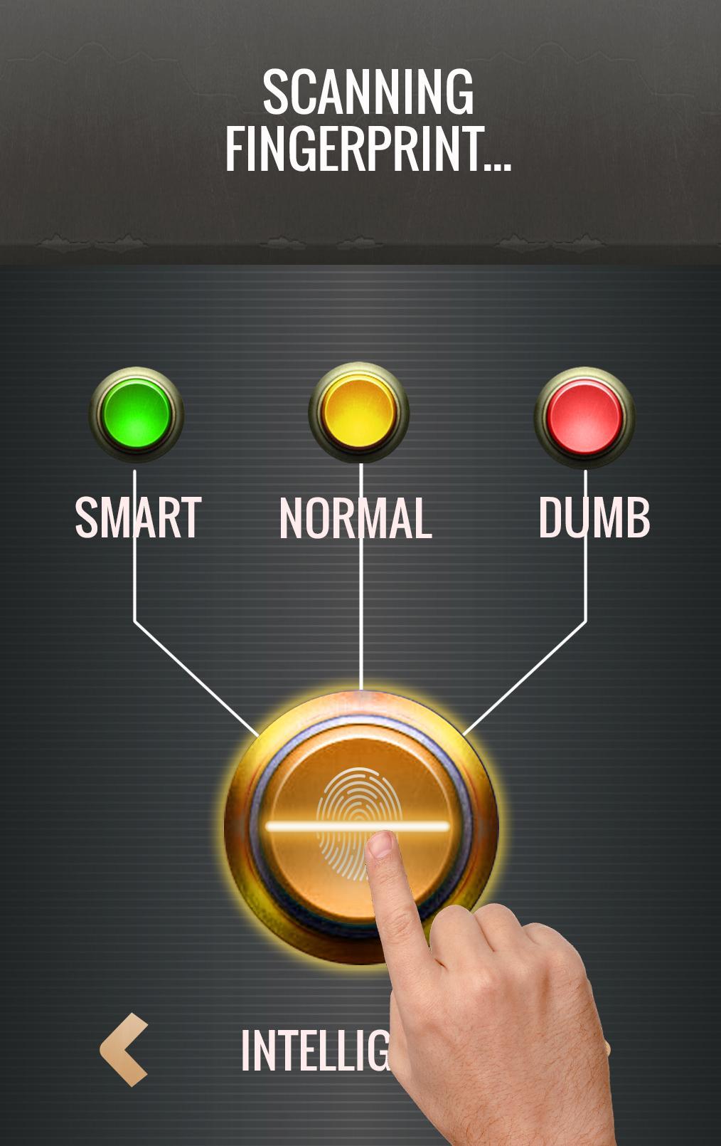 Screenshot of Fingerprint Personality Detector Prank