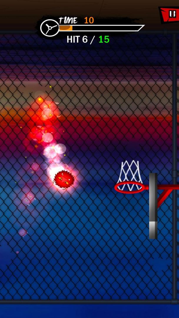 Screenshot of Dunk Shot Basket
