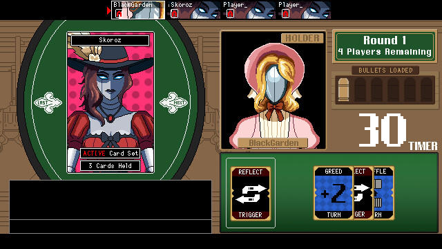Screenshot of DEAD MAN'S HAND: Card Roulette Action