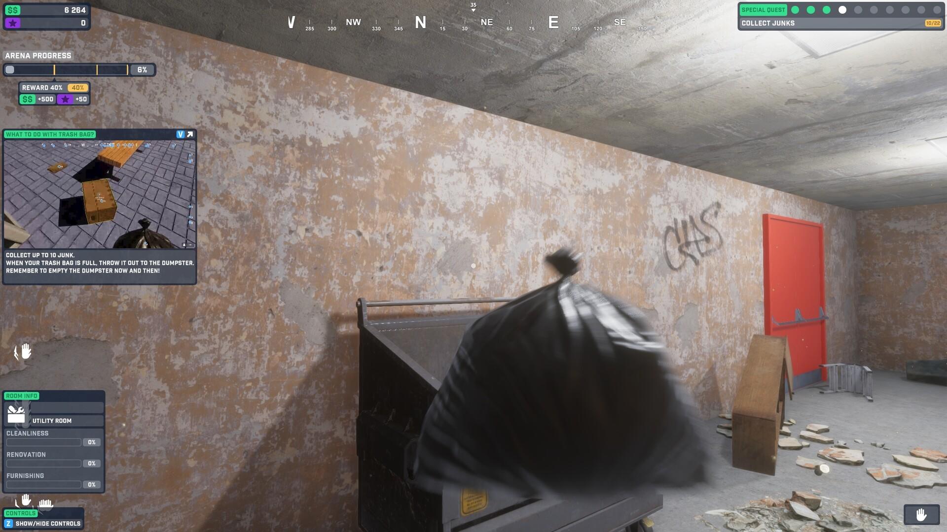 Screenshot of Arena Renovation - First Job