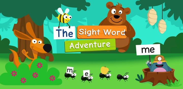 Banner of Sight Words Adventure - read a