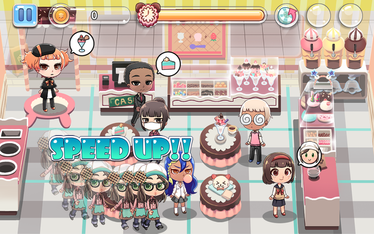 Jean's Sundaeria Game Screenshot