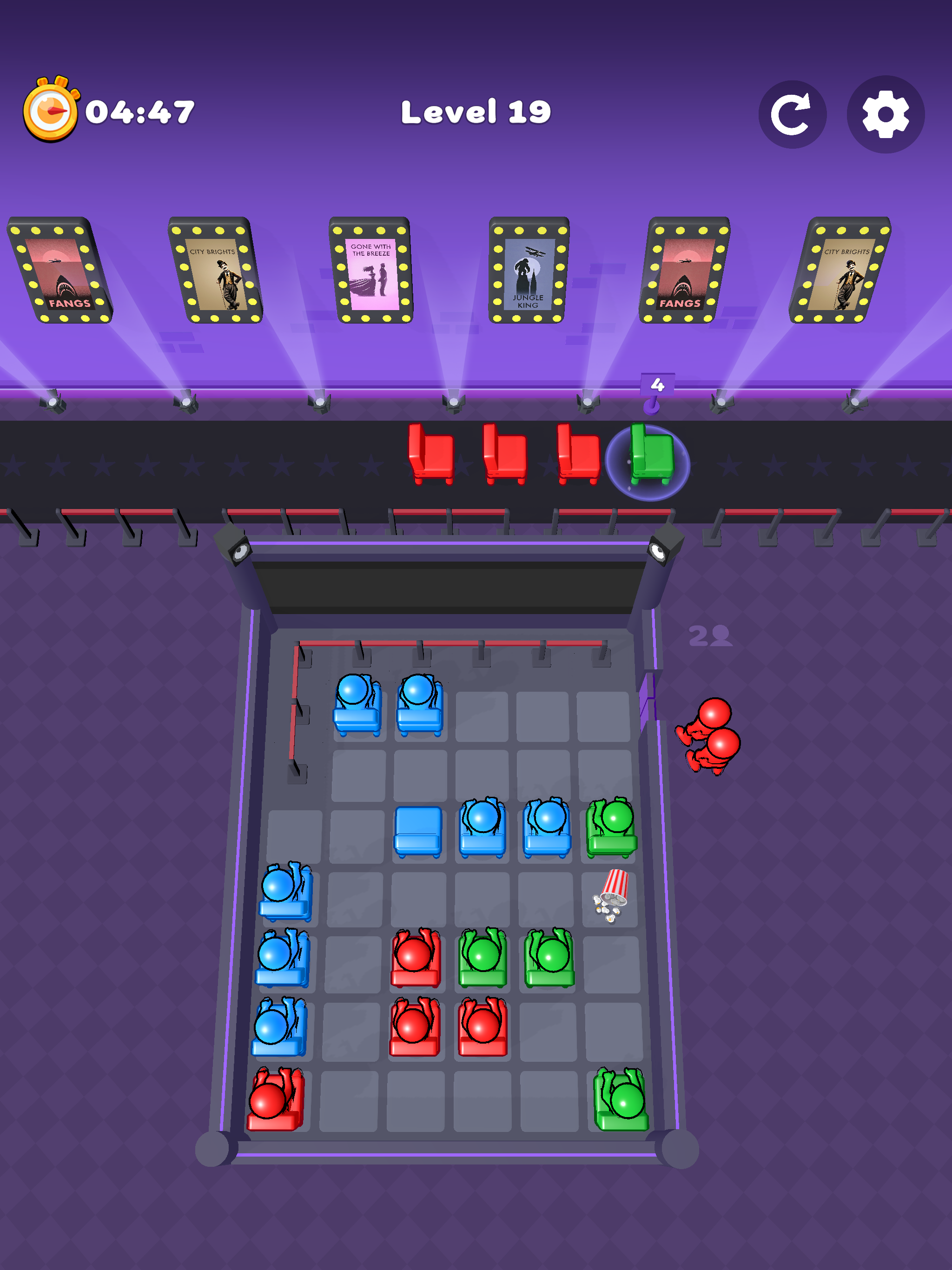 Seat Em All! Game Screenshot