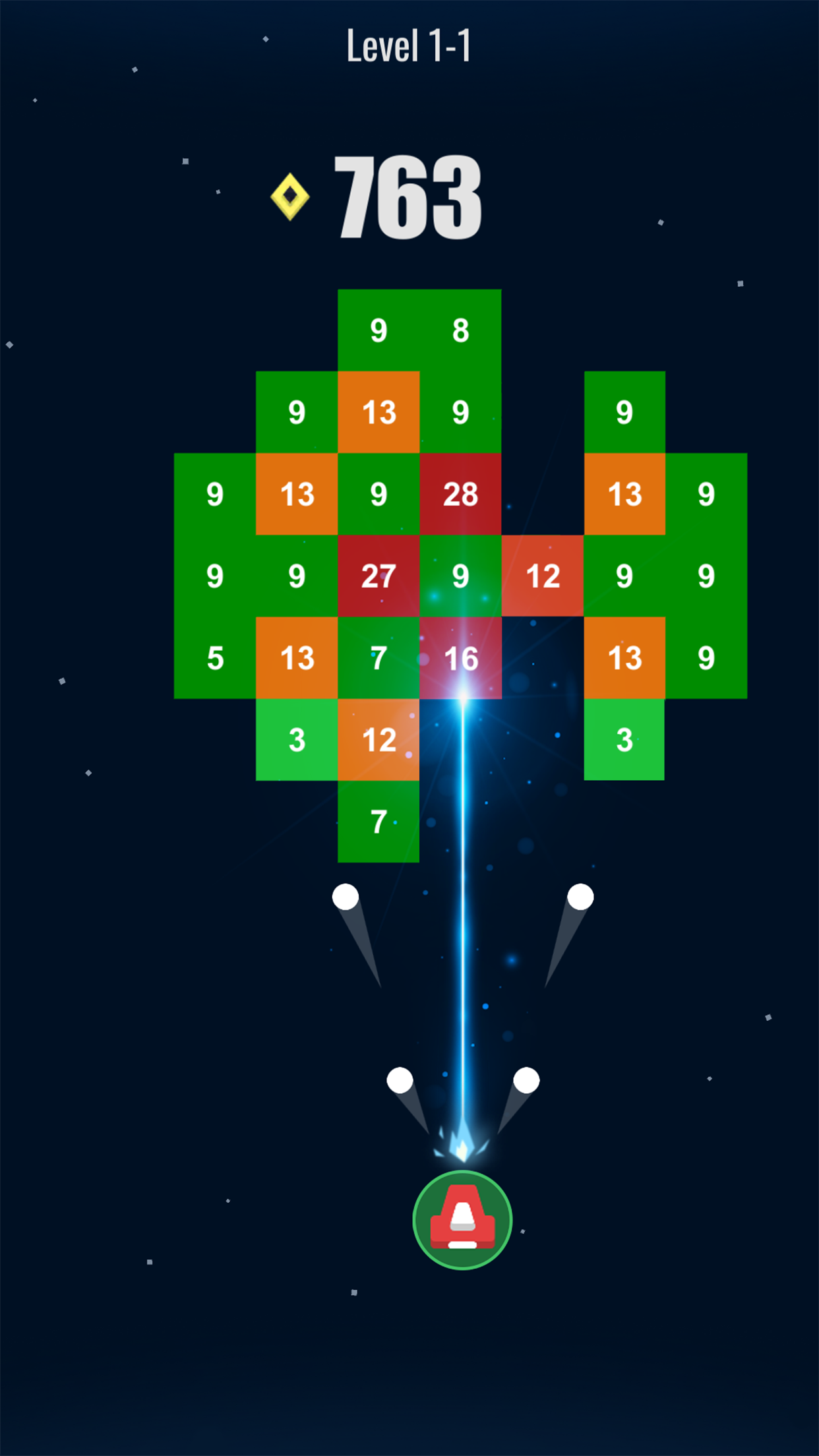 Screenshot of Fire Hero 2D — Space Shooter