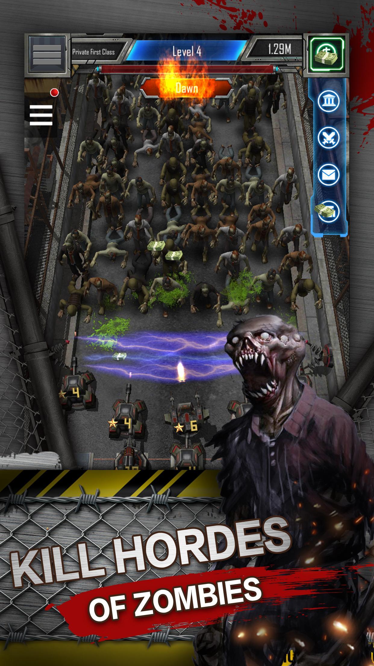 Screenshot 1 of Idle Zombies: ការរស់រានមានជីវិត 1.0.1