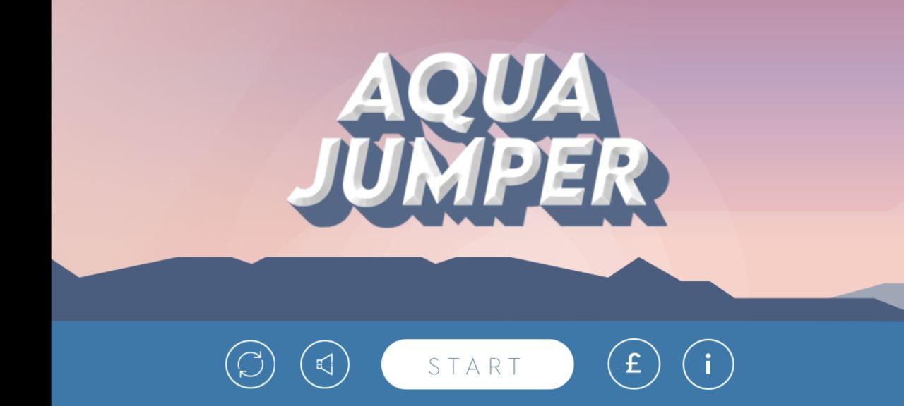 Aqua Jumper ゲームのスクリーンショット