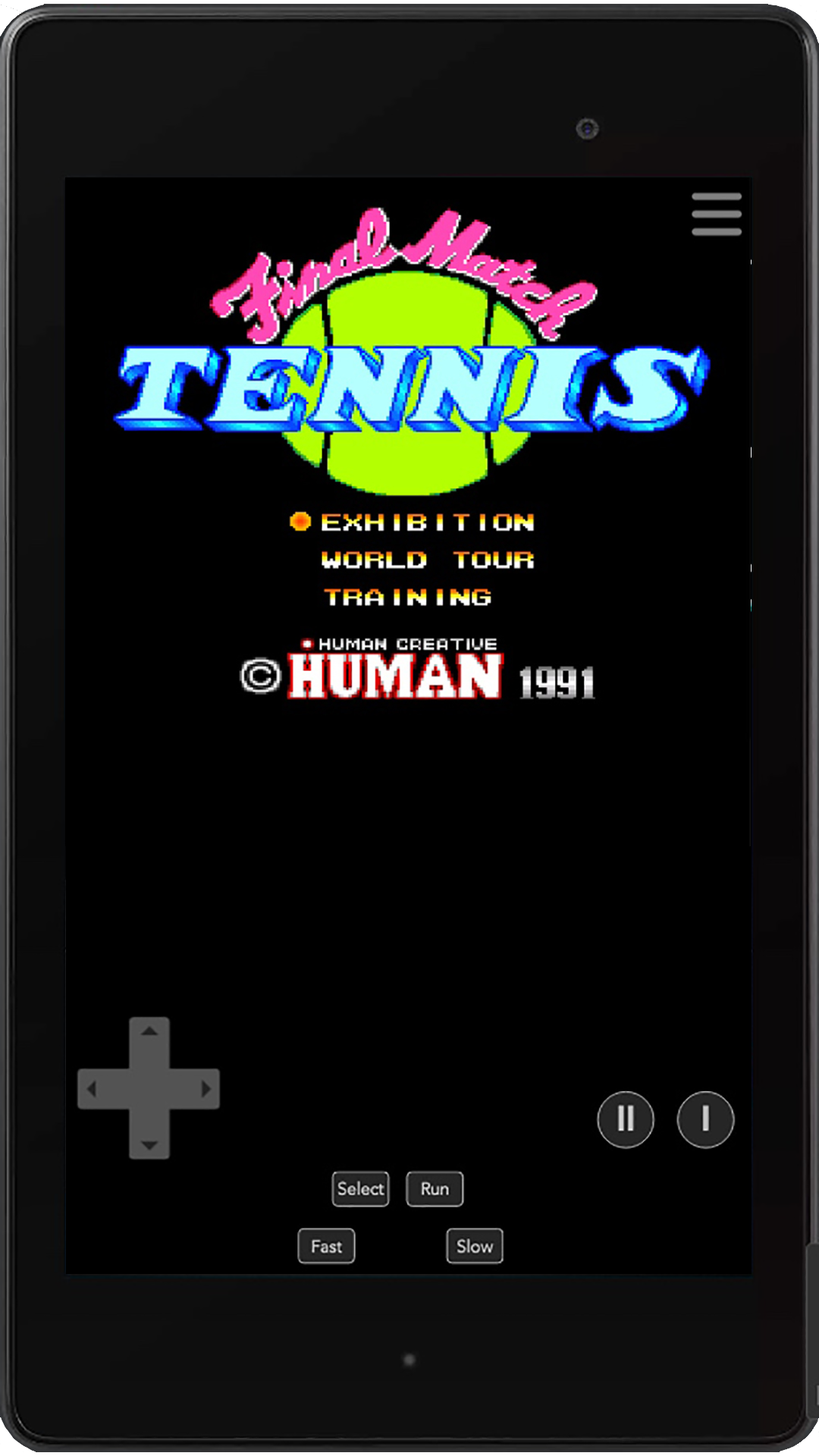 Final Match Tennis PCE Game Screenshot