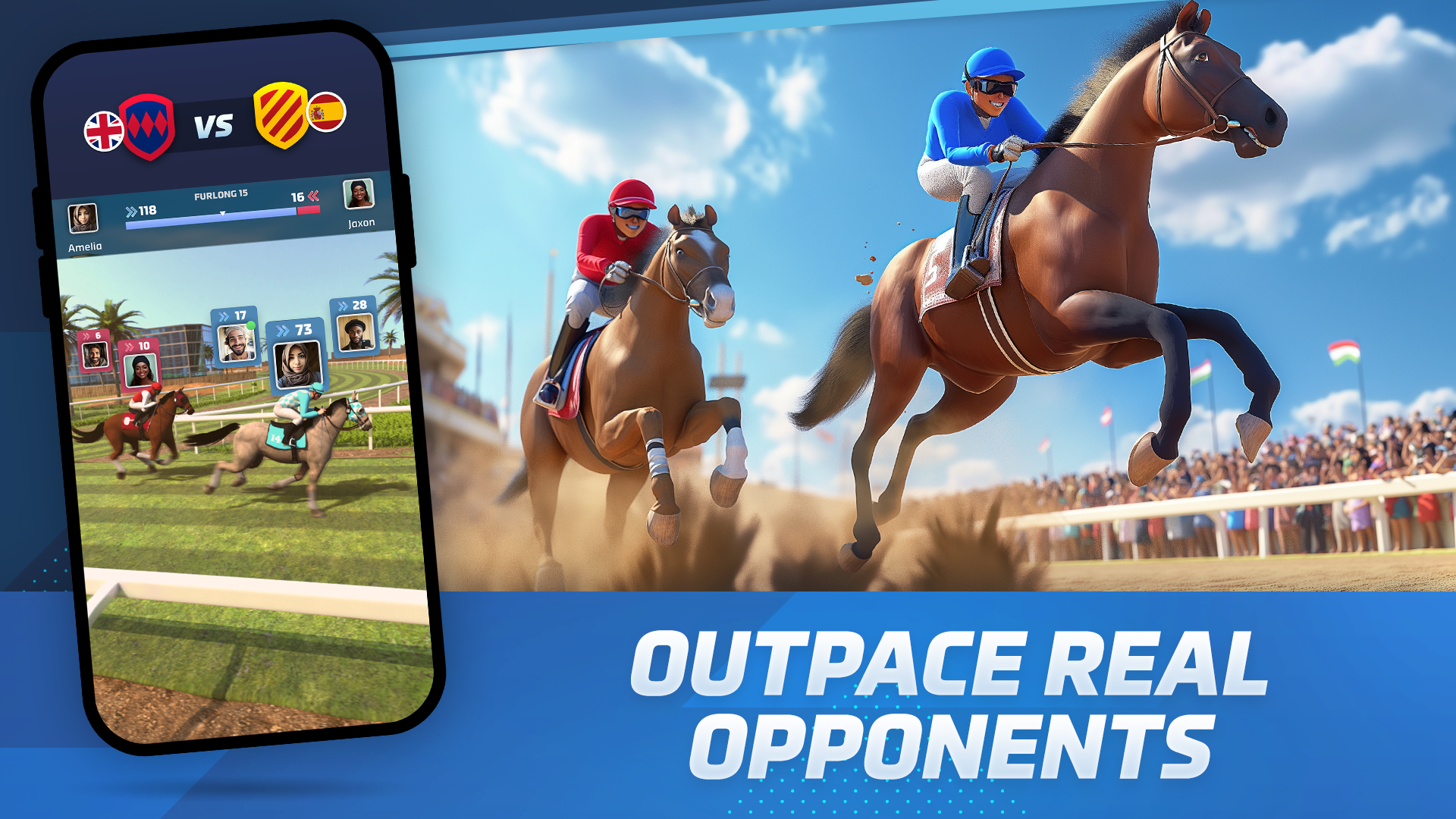 Horse Racing Rivals: Team Game Game Screenshot