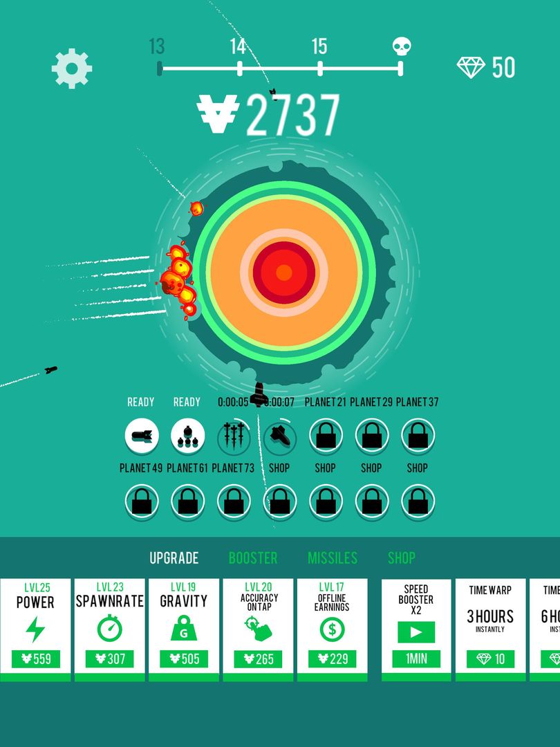 Screenshot of Planet Bomber!