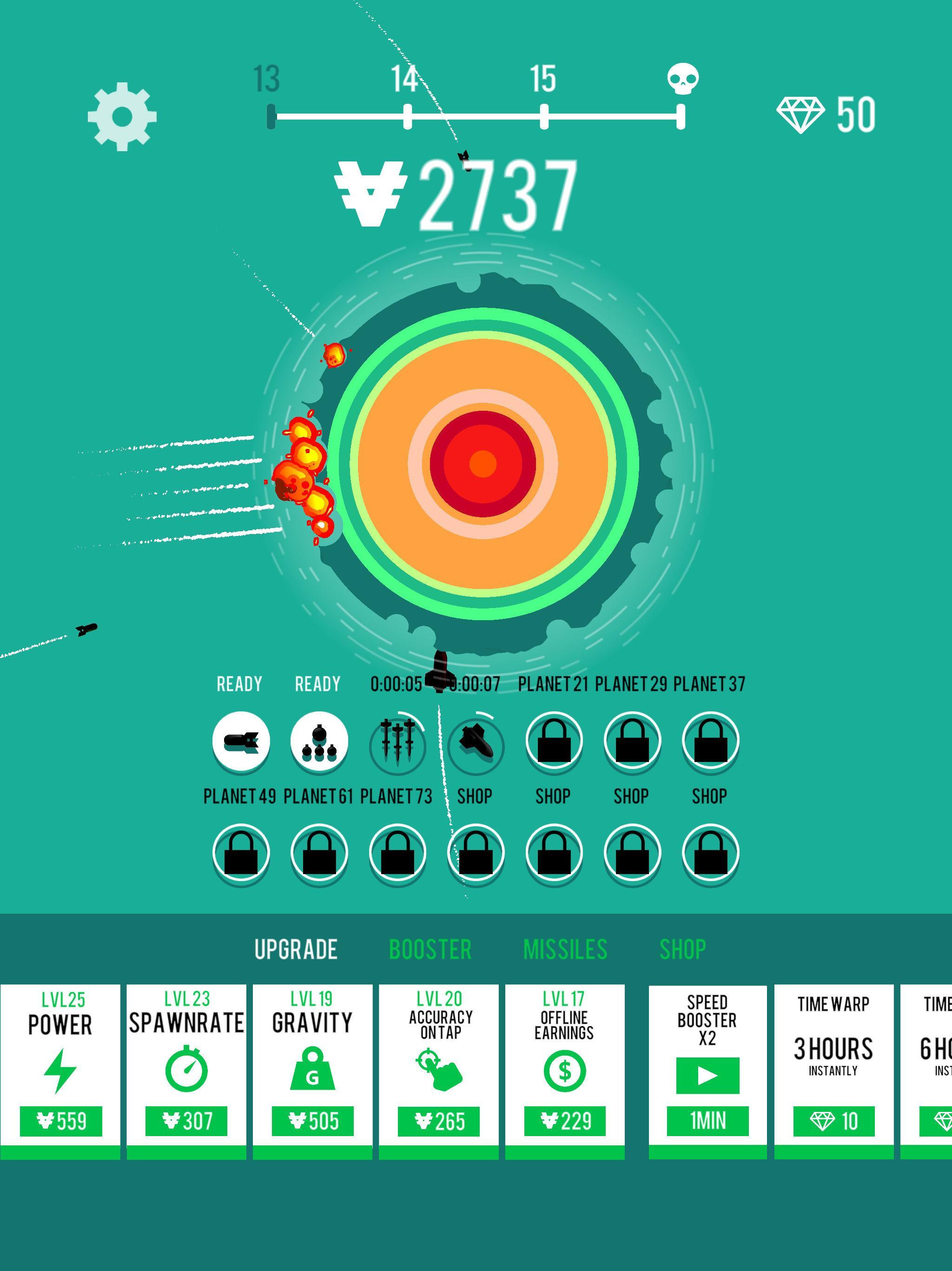 Planet Bomber! ภาพหน้าจอเกม