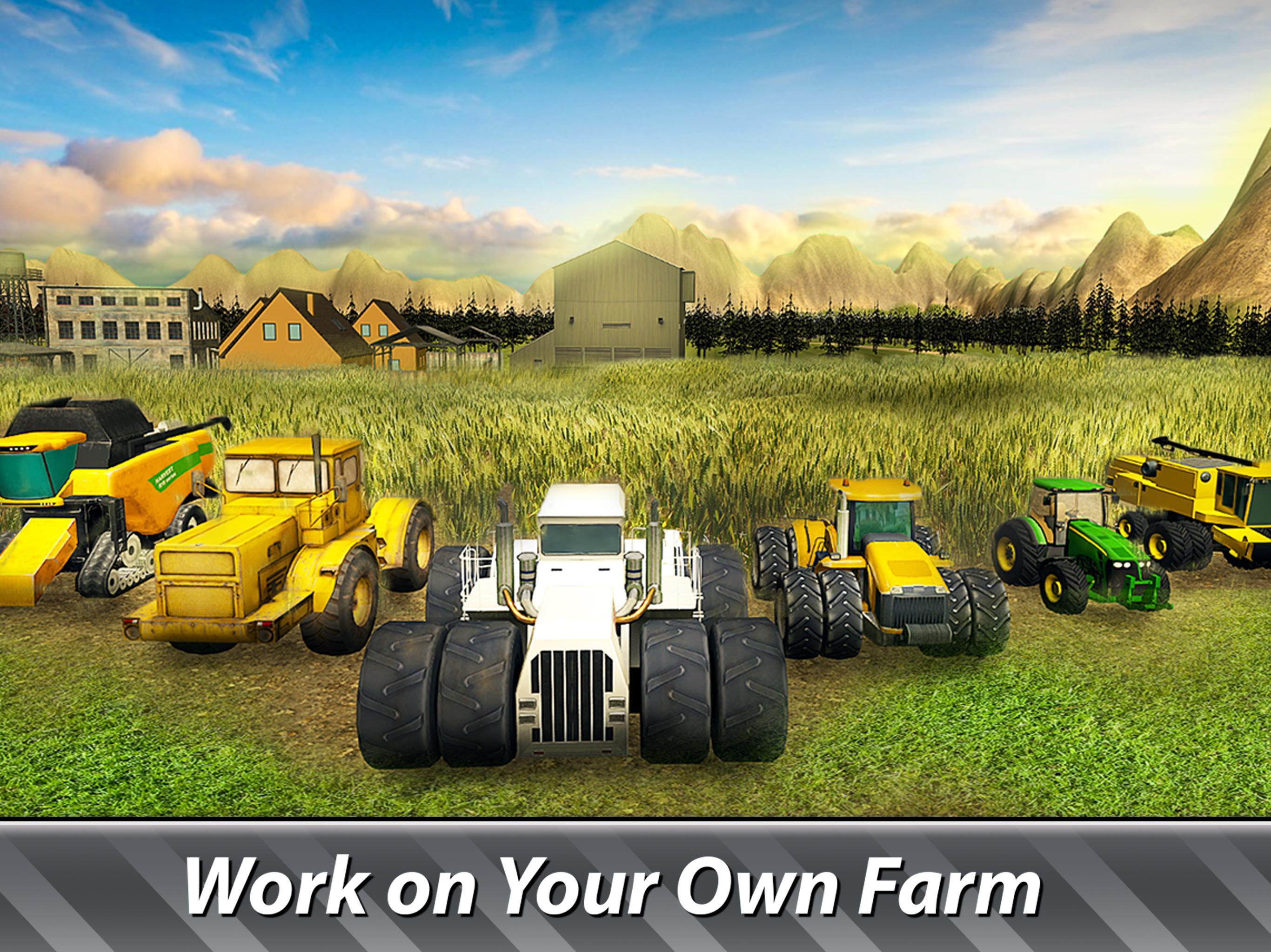 🚜 Farm Simulator: Hay Tycoon  Game Screenshot
