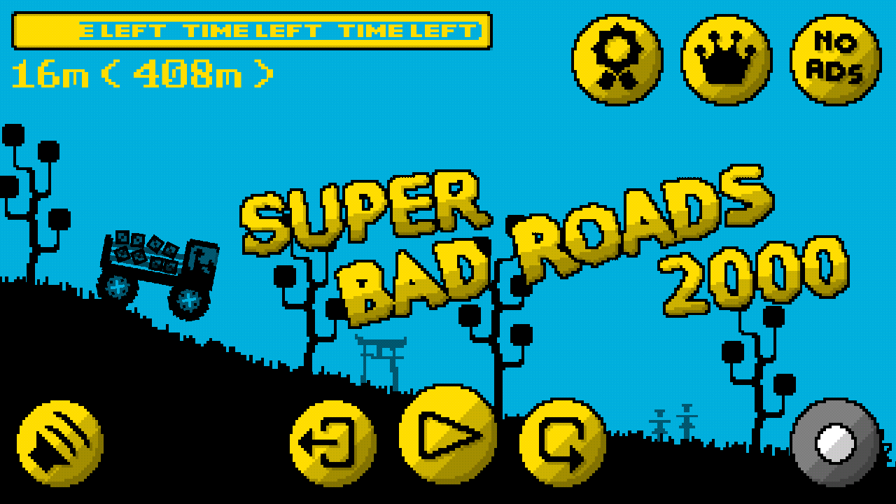 Screenshot of Super Bad Roads 2000