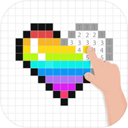 สีตามตัวเลขฟรี - Pixel Art Book