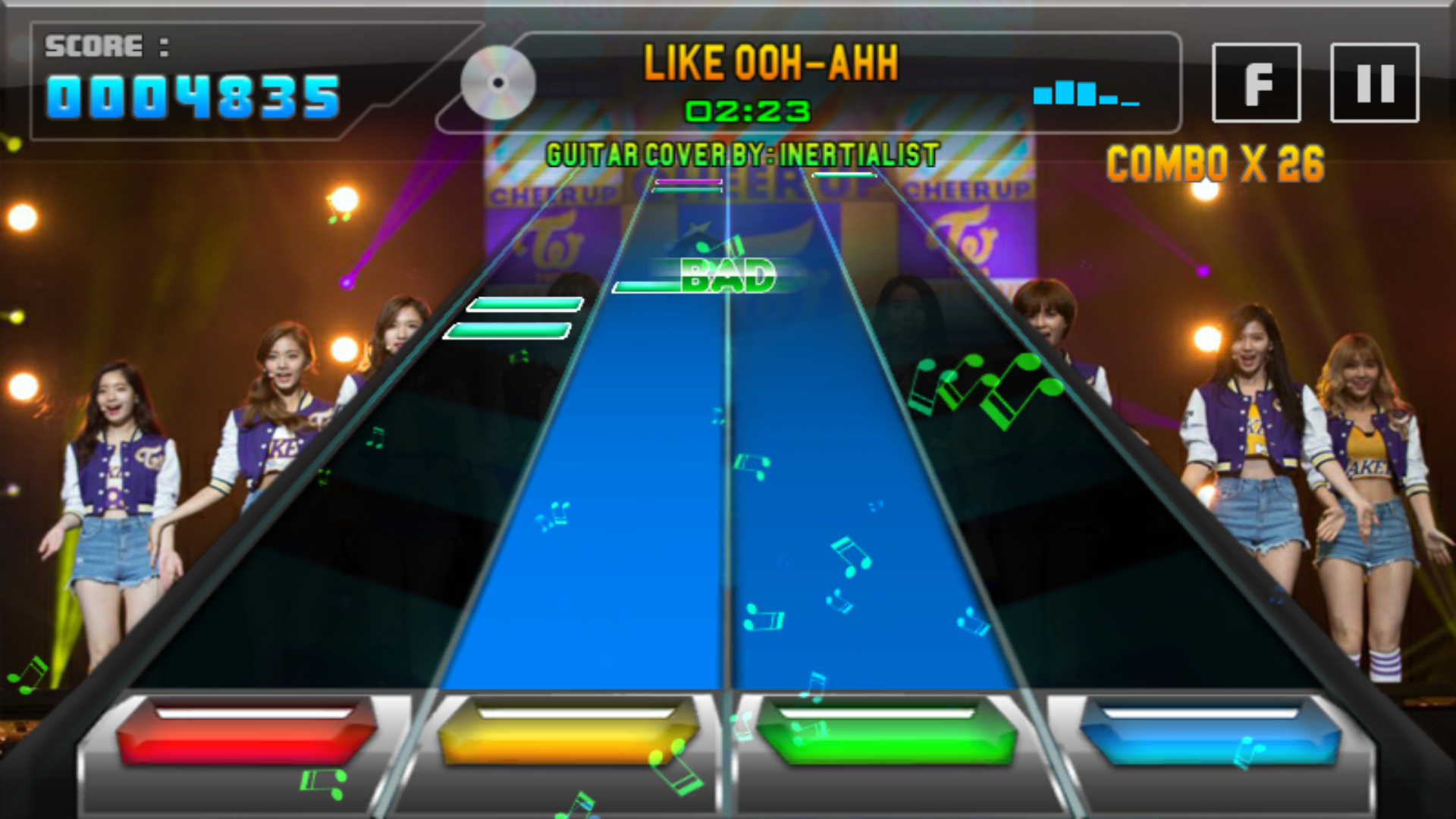 Twice Piano Tiles - What is Love Game Screenshot