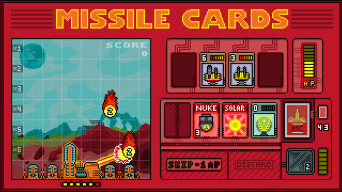 Missile Cards Game Screenshot