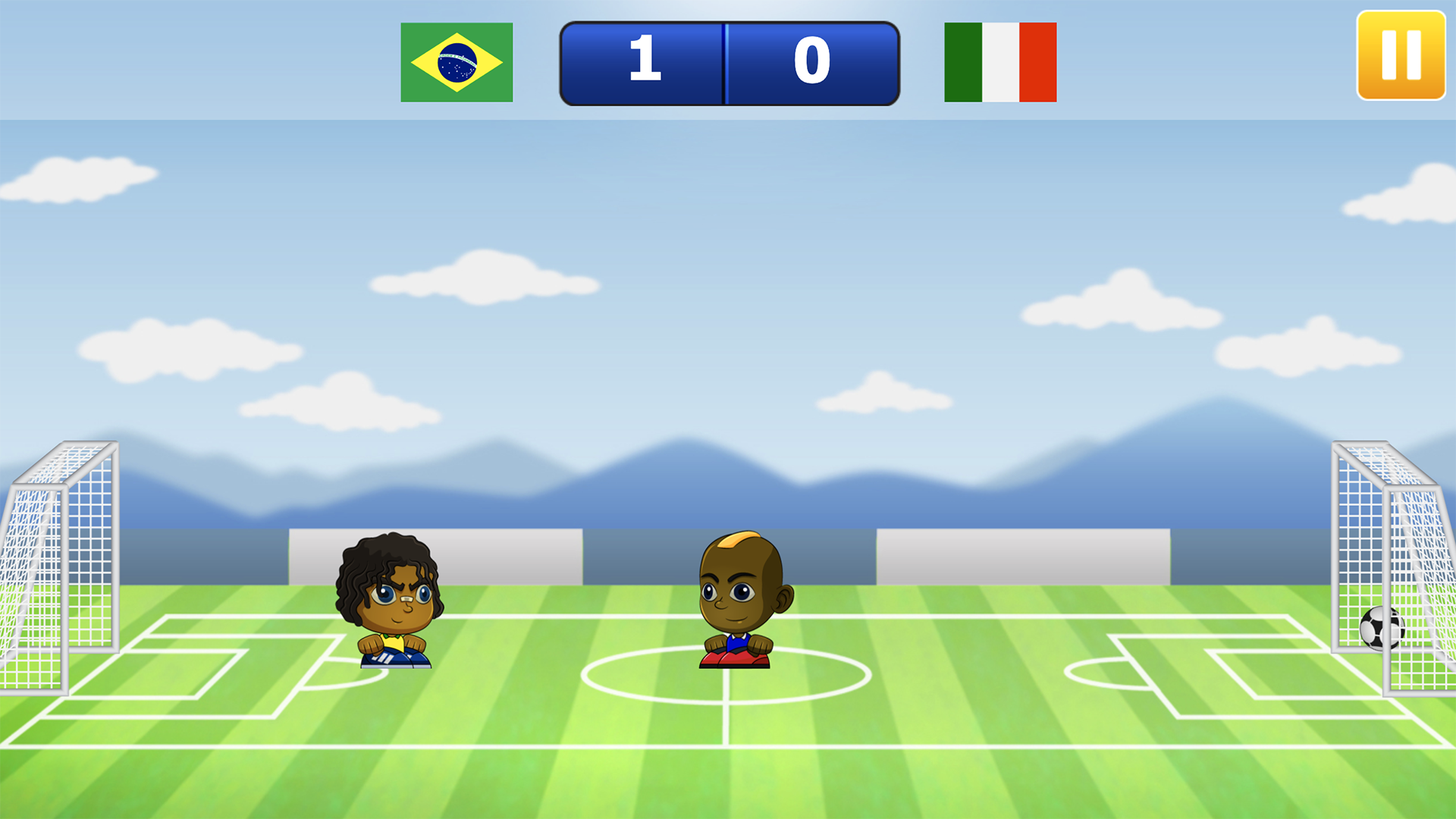 Cuplikan Layar Game Super Soccer