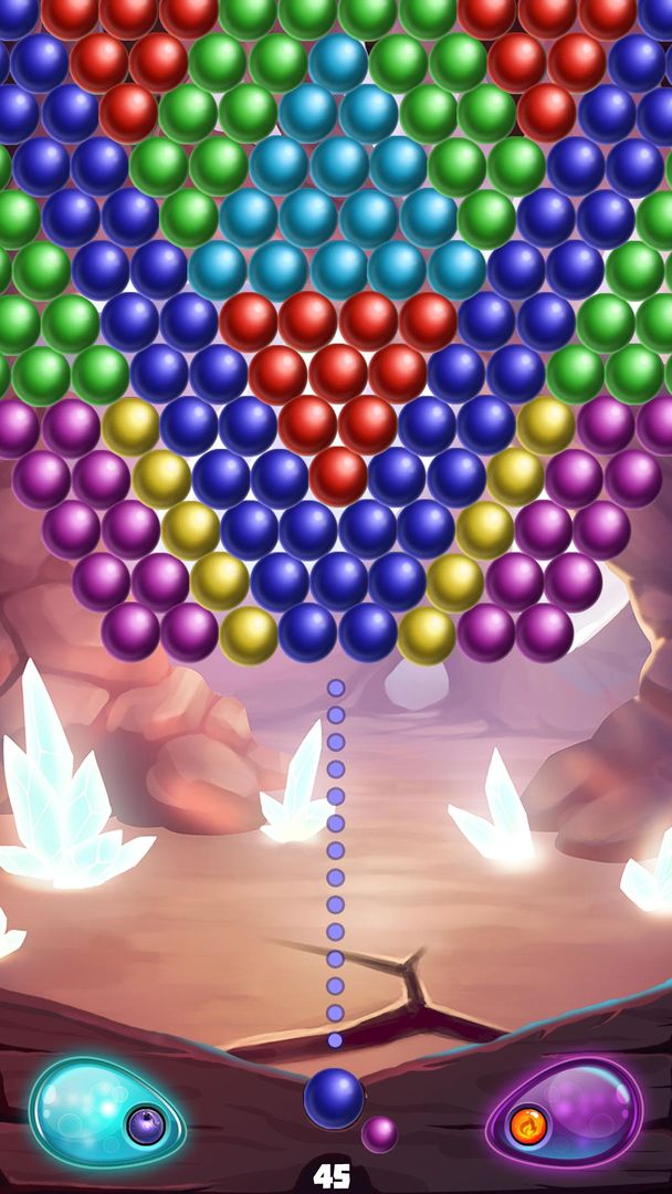 Screenshot of Crystal Bubble Match