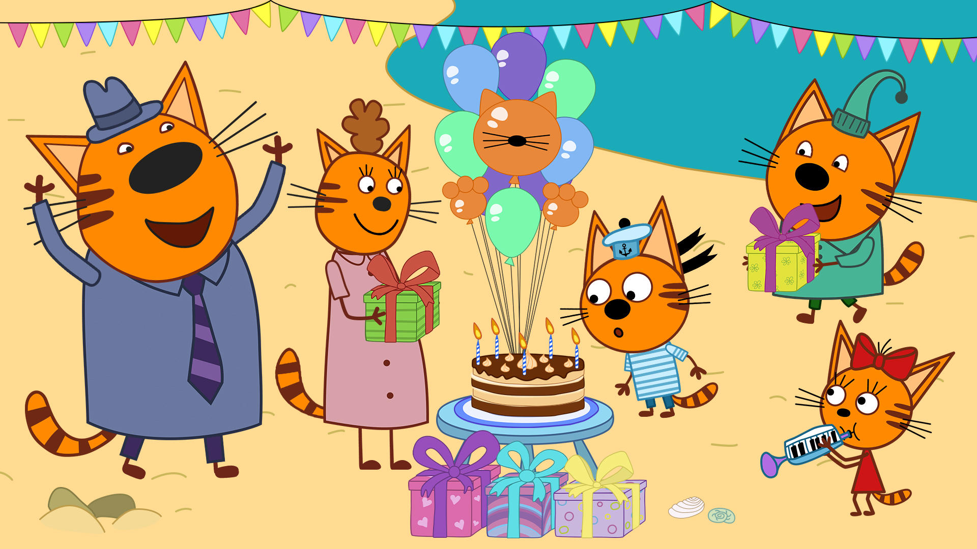 Kid-E-Cats: Kids birthday Game Screenshot