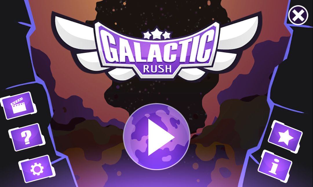 Galactic Rush 게임 스크린 샷