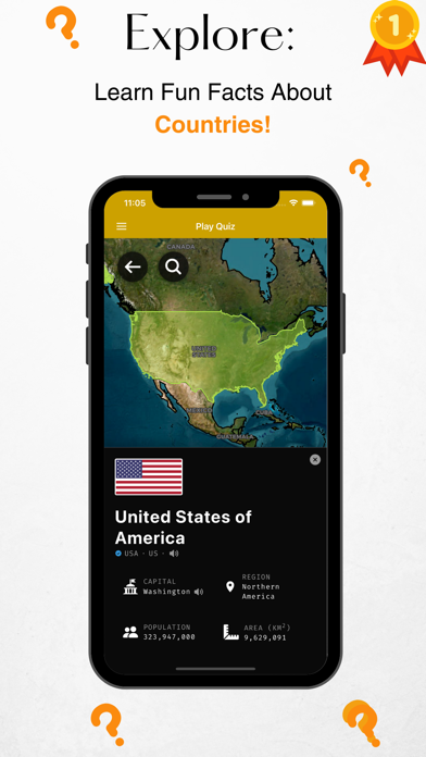 Quiz de Geografia - Perguntas e Respostas para Android e iOS