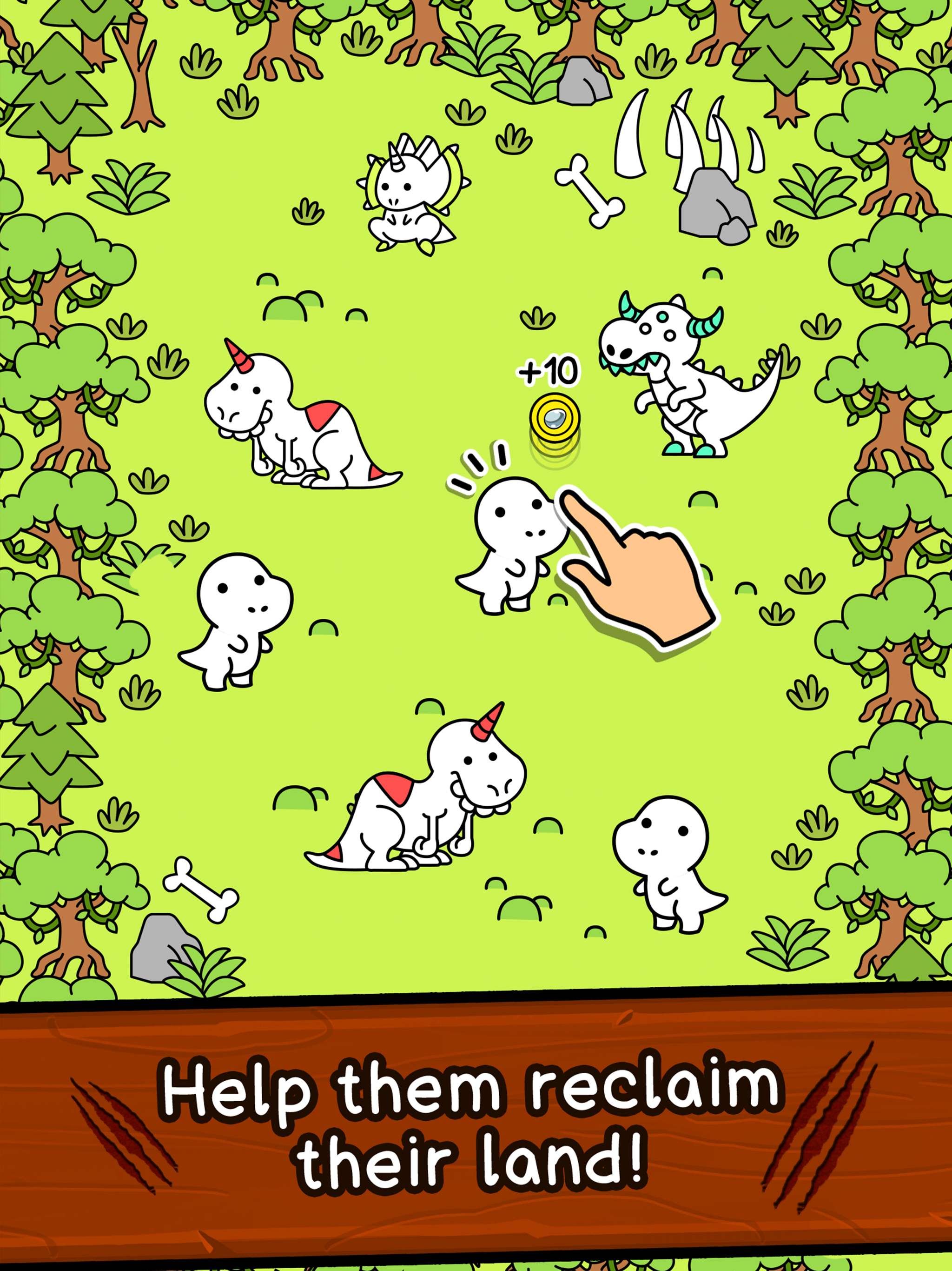 Dino Evolution: Dinosaur Game 게임 스크린샷