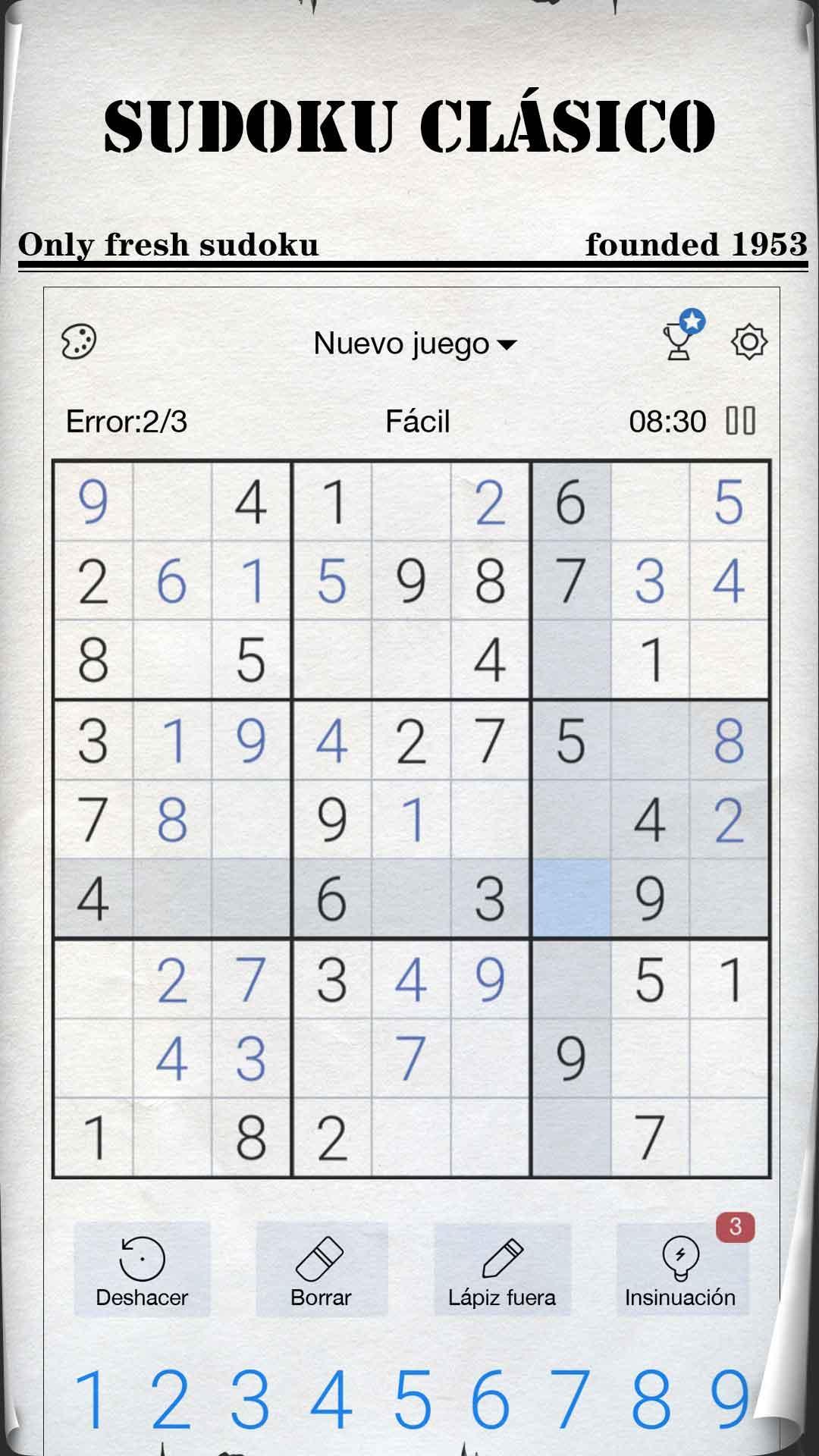 Screenshot 1 of Sudoku - Sudoku Puzzles 4.21.0