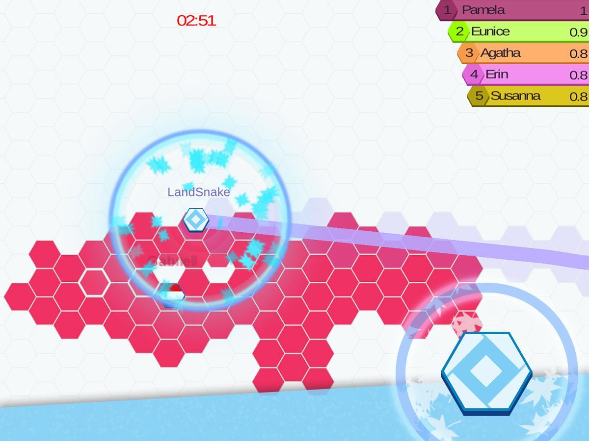 Land Snake.io Game Screenshot