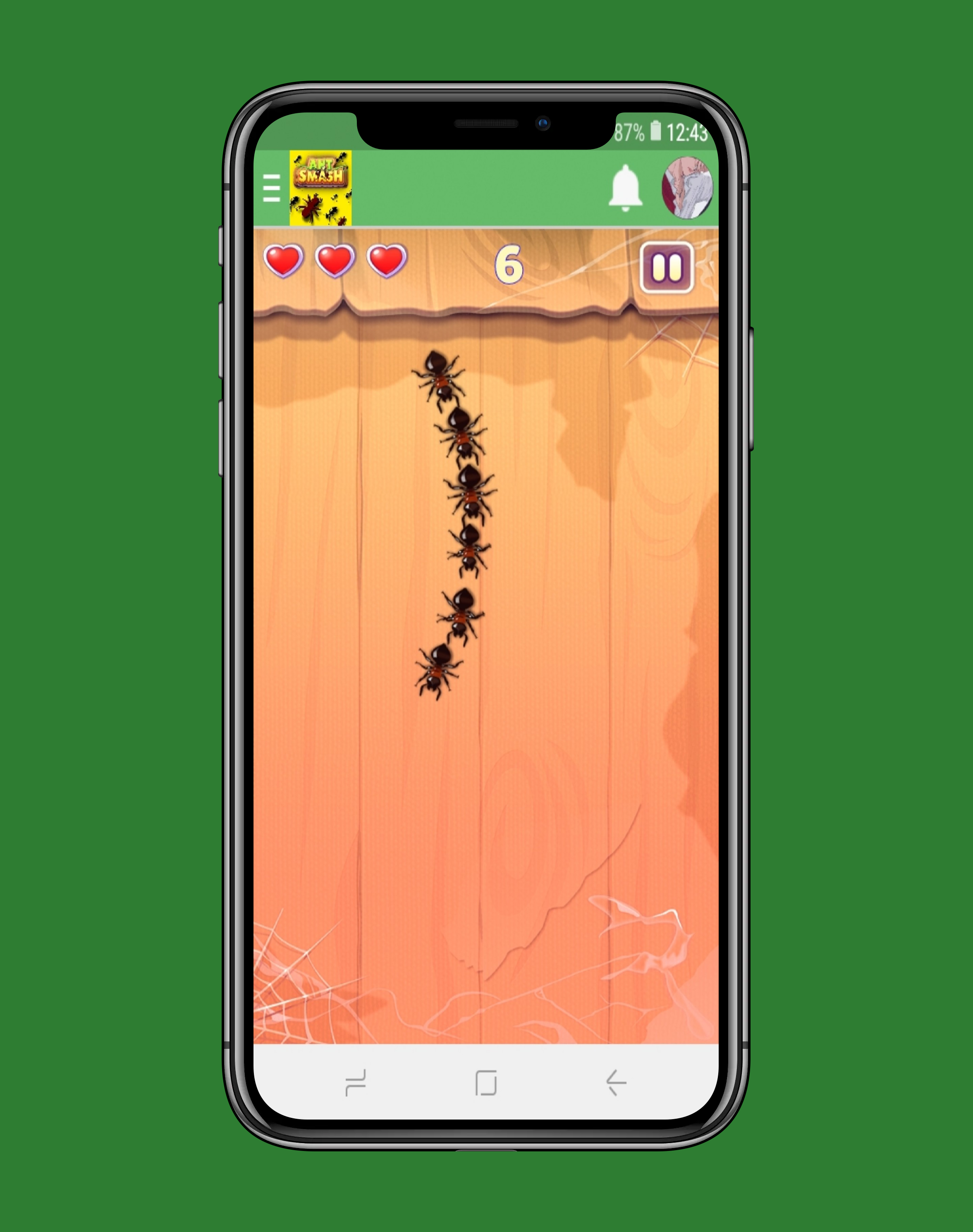 Ant Smasher Game Screenshot