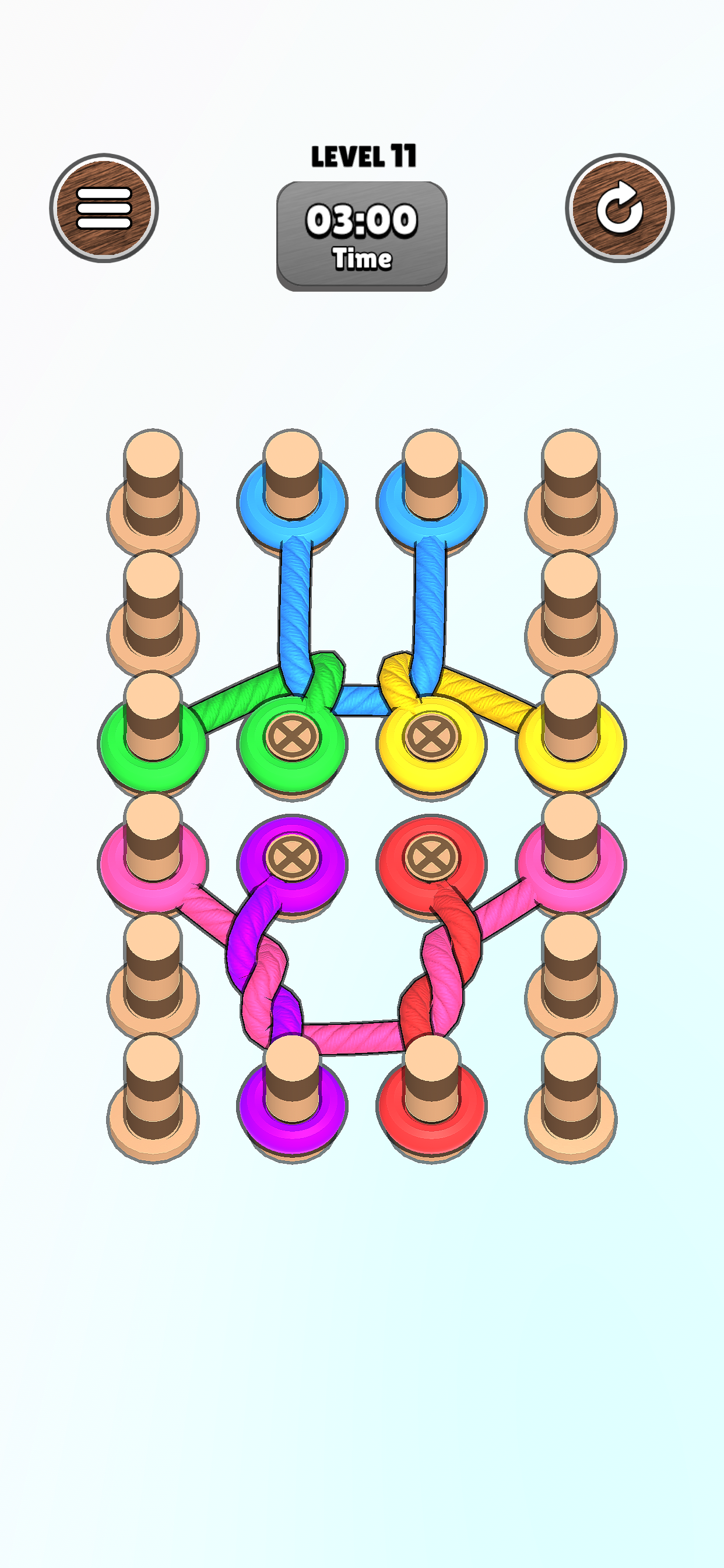 Captura de Tela do Jogo Untied: Hoops and Knots