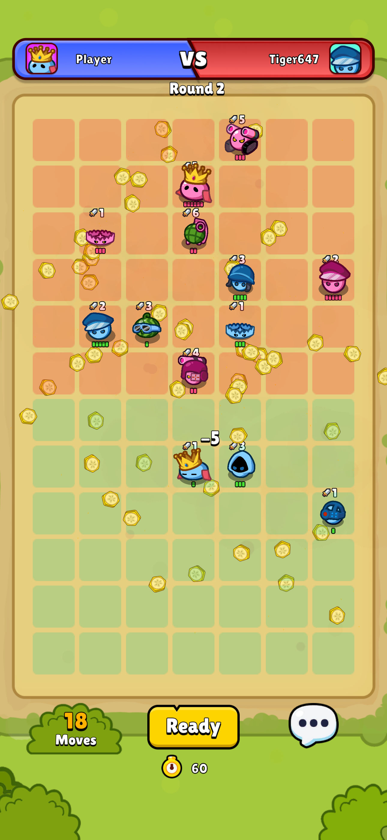 Captura de Tela do Jogo Grid Kings: Move or Die